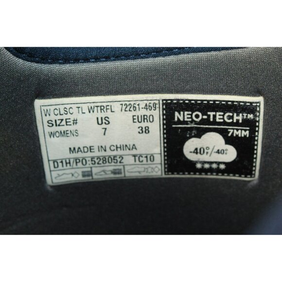 Bogs Classic Multicolor Rubber Pull On Floral Waterproof Tall Winter Boots Sz 7 - Picture 8 of 9